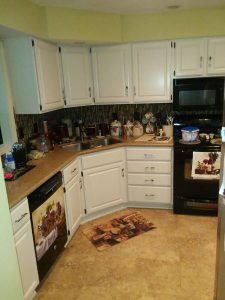 Anything Possible Handyman Kitchen Cabinets Before and After