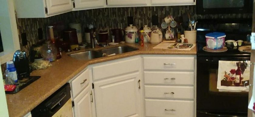 Anything Possible Handyman Kitchen Cabinets Before and After