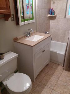 Anything Possible Handyman bathroom vanity upgrade