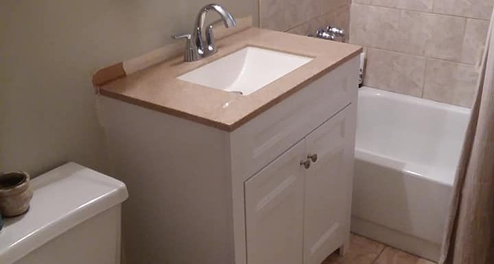 Anything Possible Handyman bathroom vanity upgrade