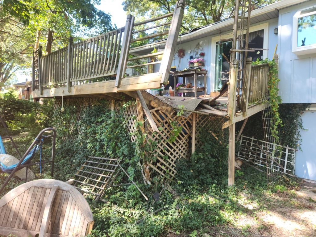 Deck Rebuild After Storm